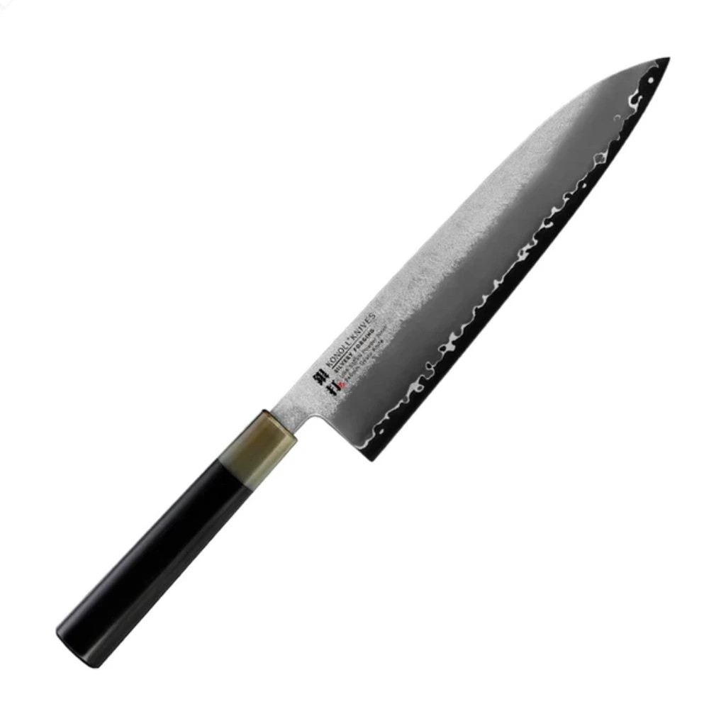 foto Kuchy�sk� n�� Chef/Gyuto 240 mm Konoll� Silver Forging